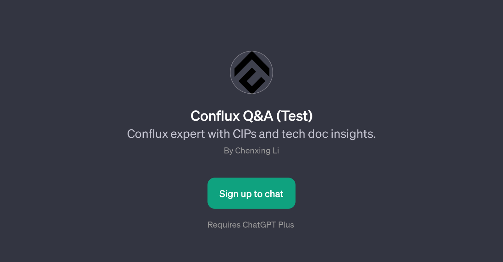 Conflux Q&A (Test) website