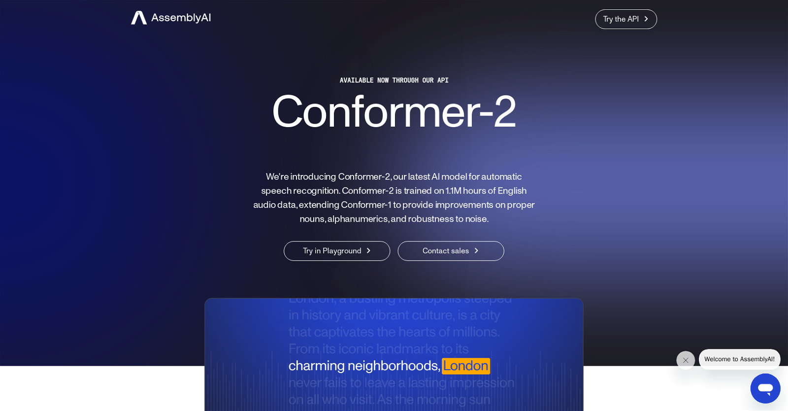Conformer2 website