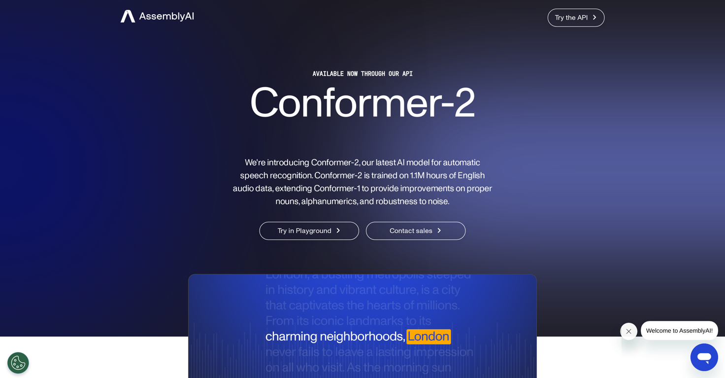 Conformer2 website