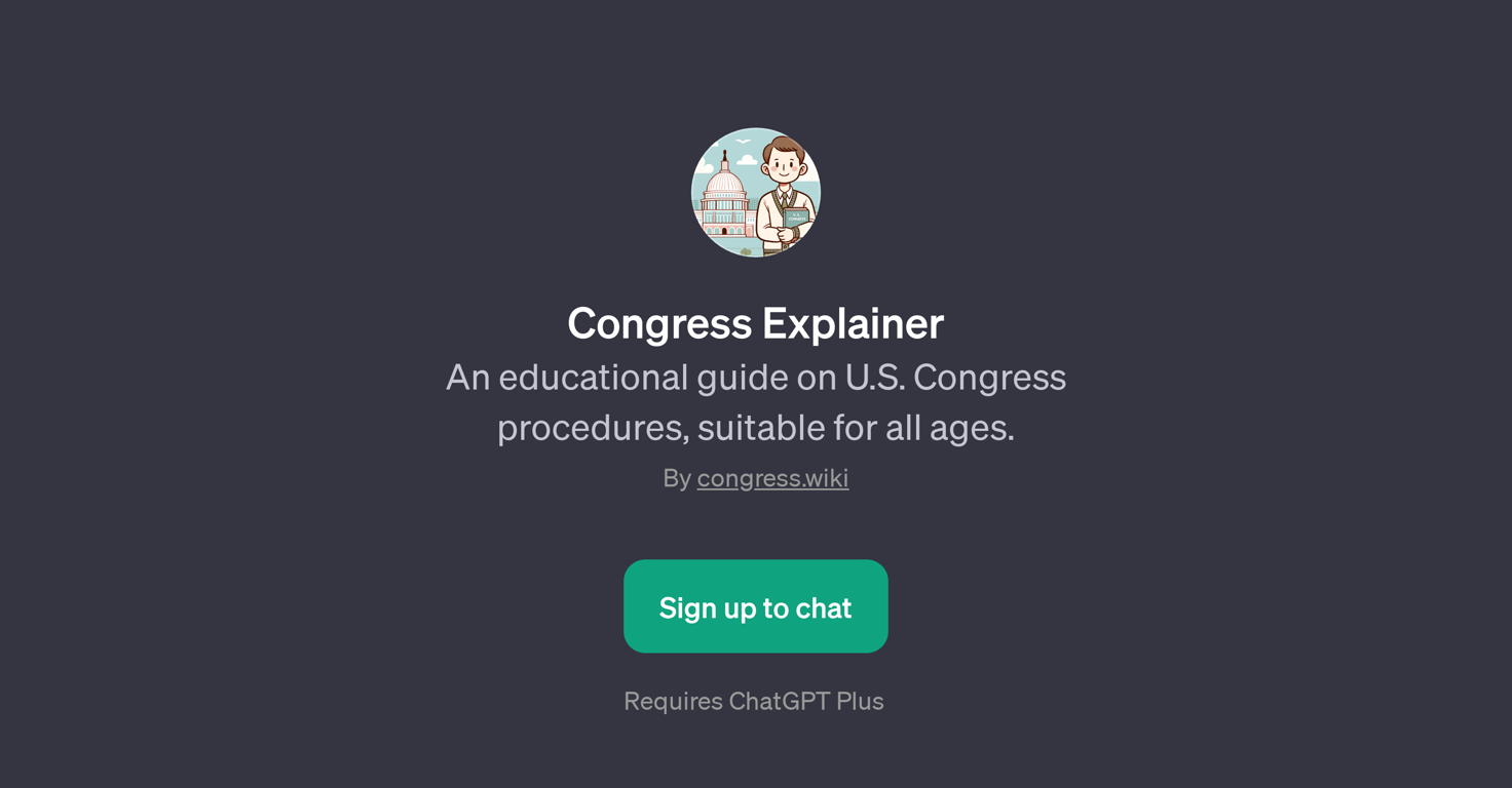 Congress Explainer website