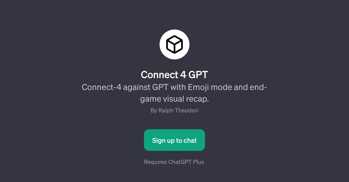 Connect 4 GPT website
