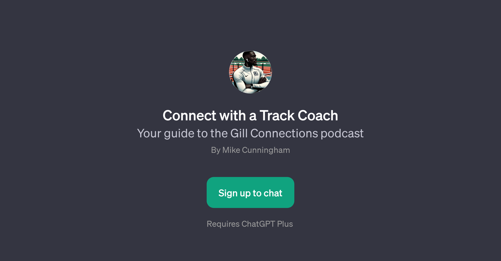 Connect with a Track Coach website