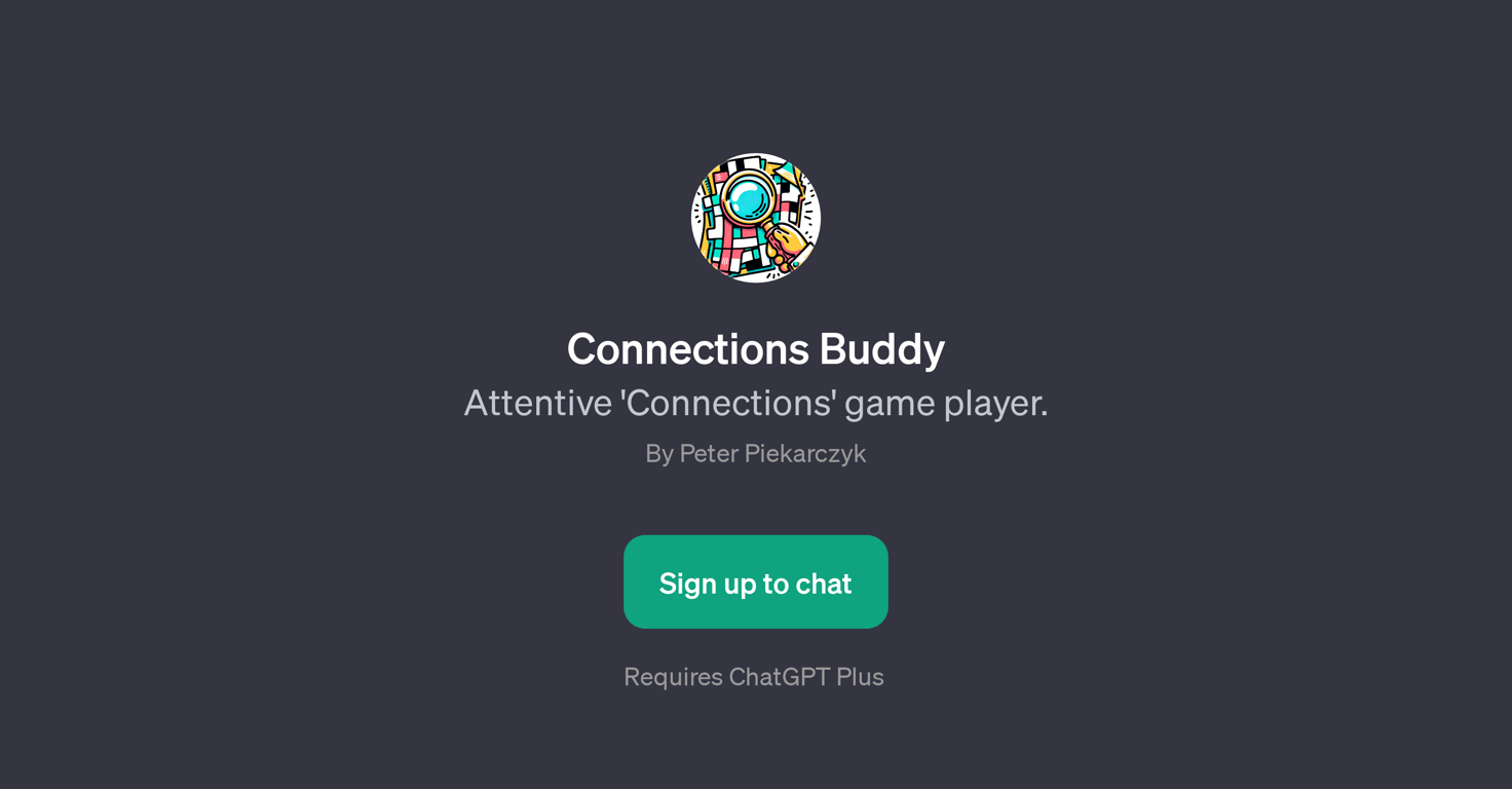 Connections Buddy website