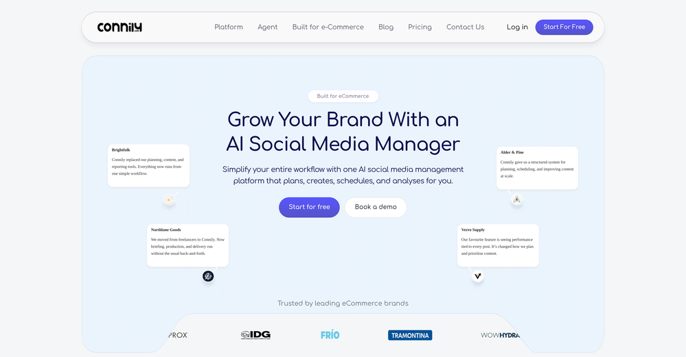 Connily website