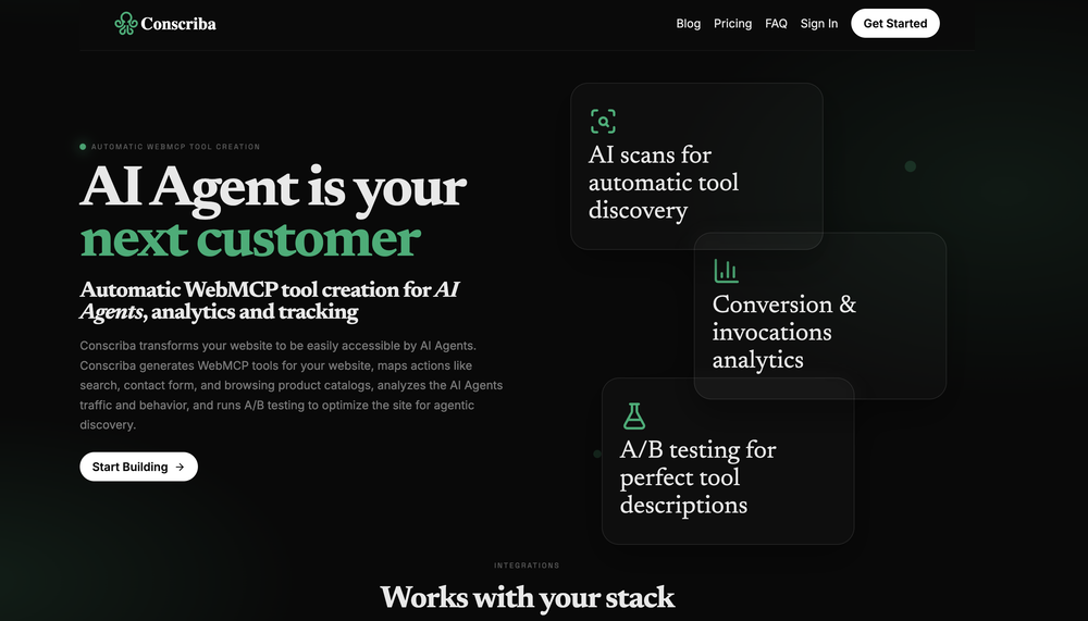 Conscriba website