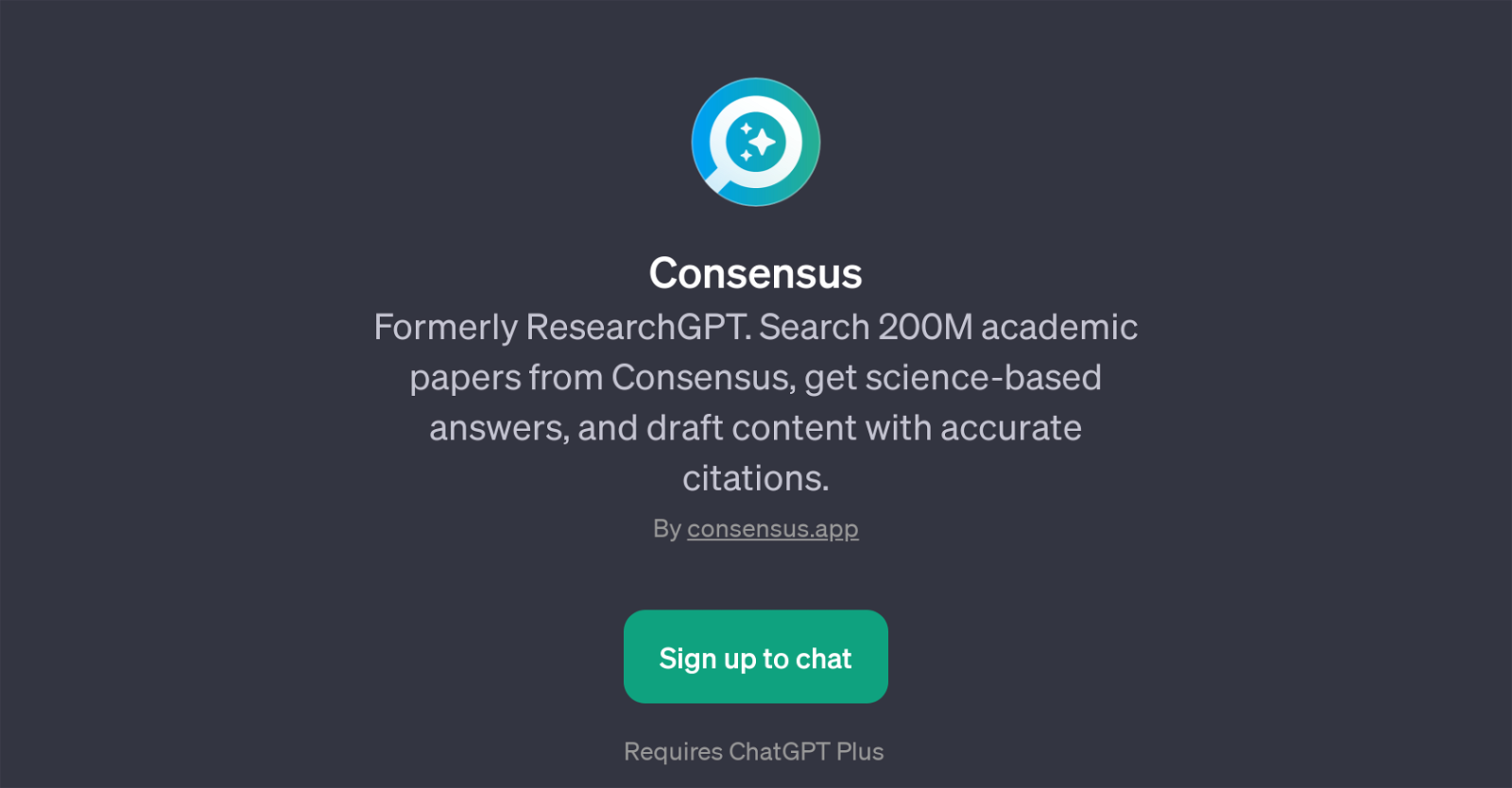 Consensus website