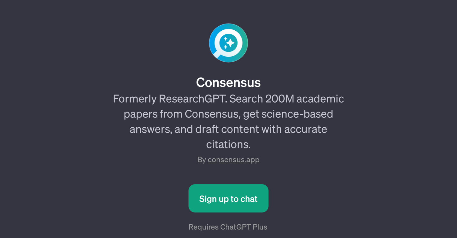 Consensus website