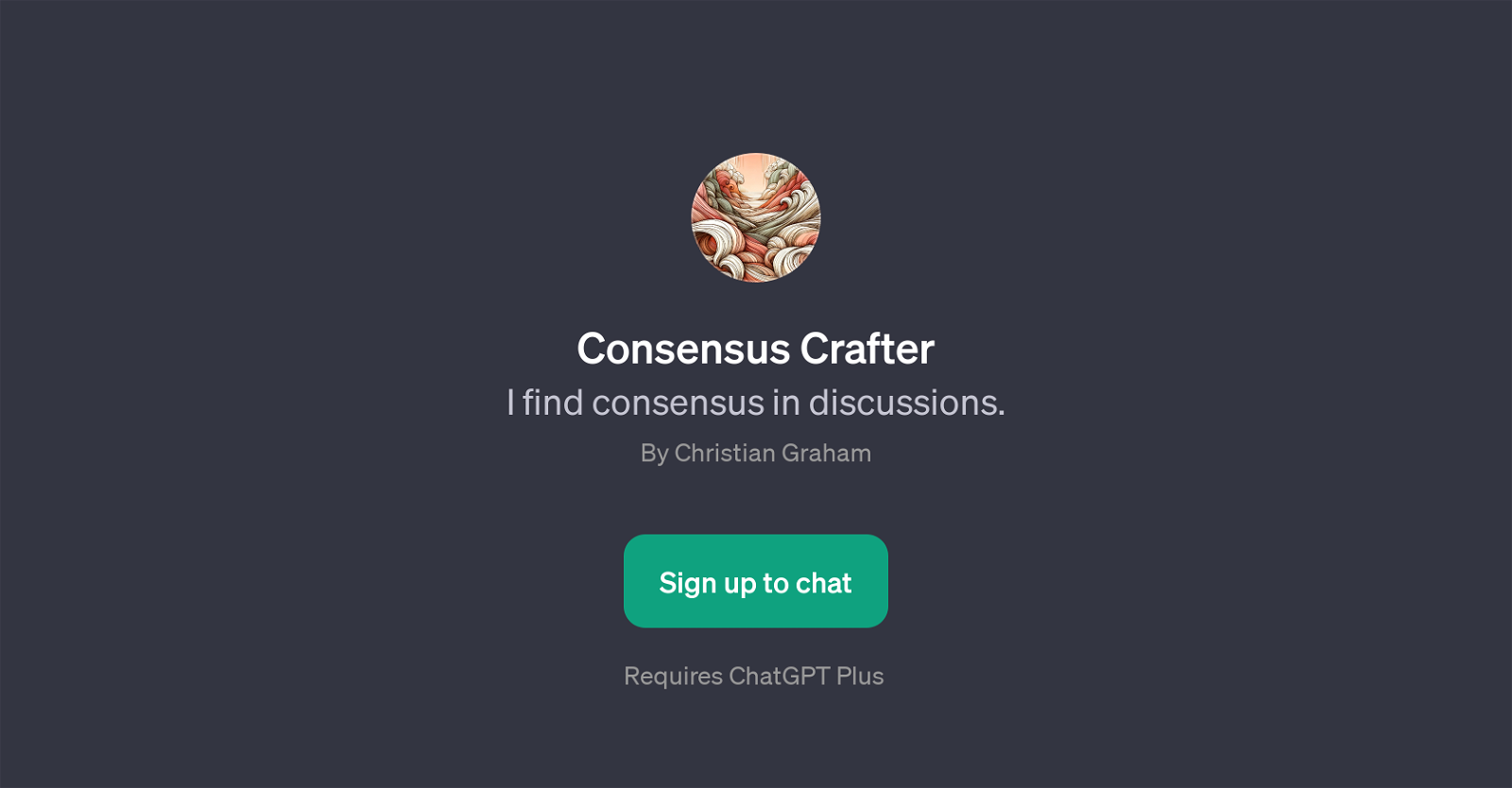 Consensus Crafter website
