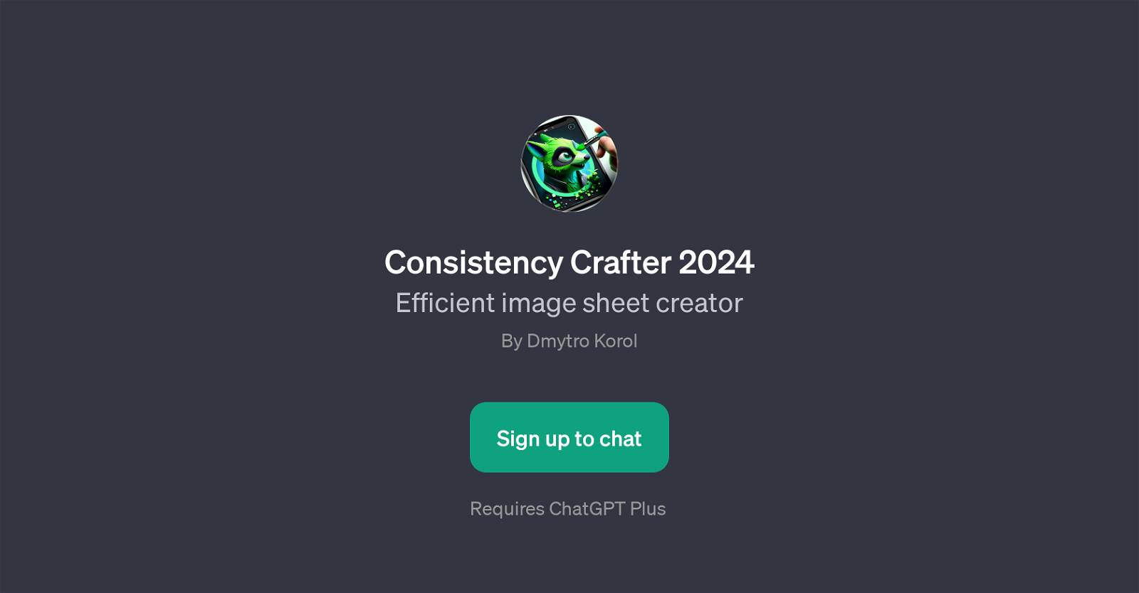 Consistency Crafter 2024 website