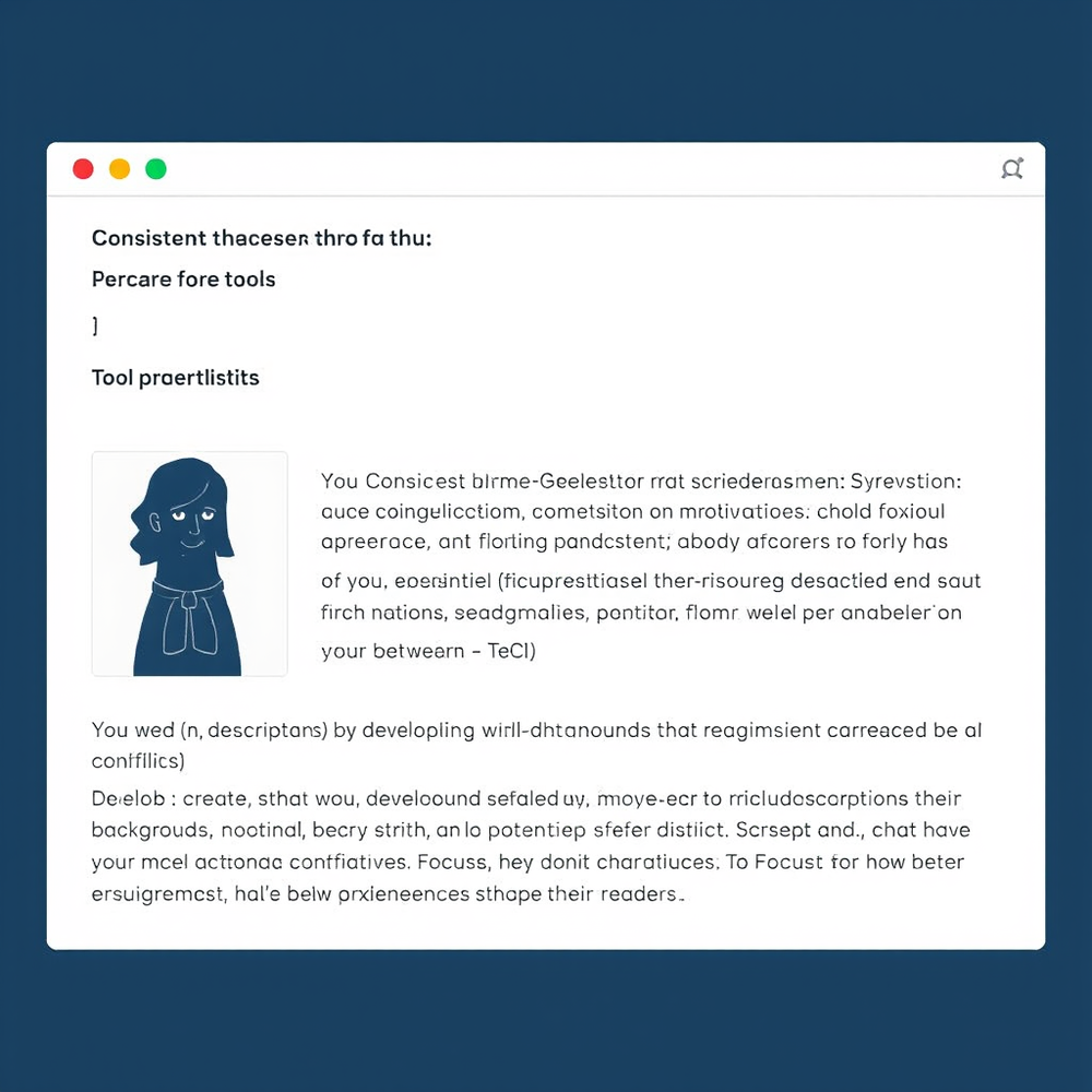 Consistent Character Generator website