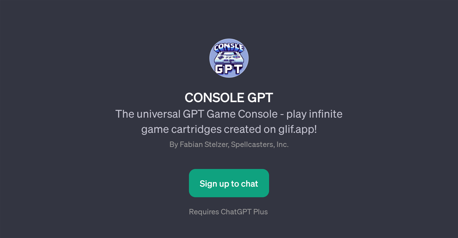 CONSOLE GPT website