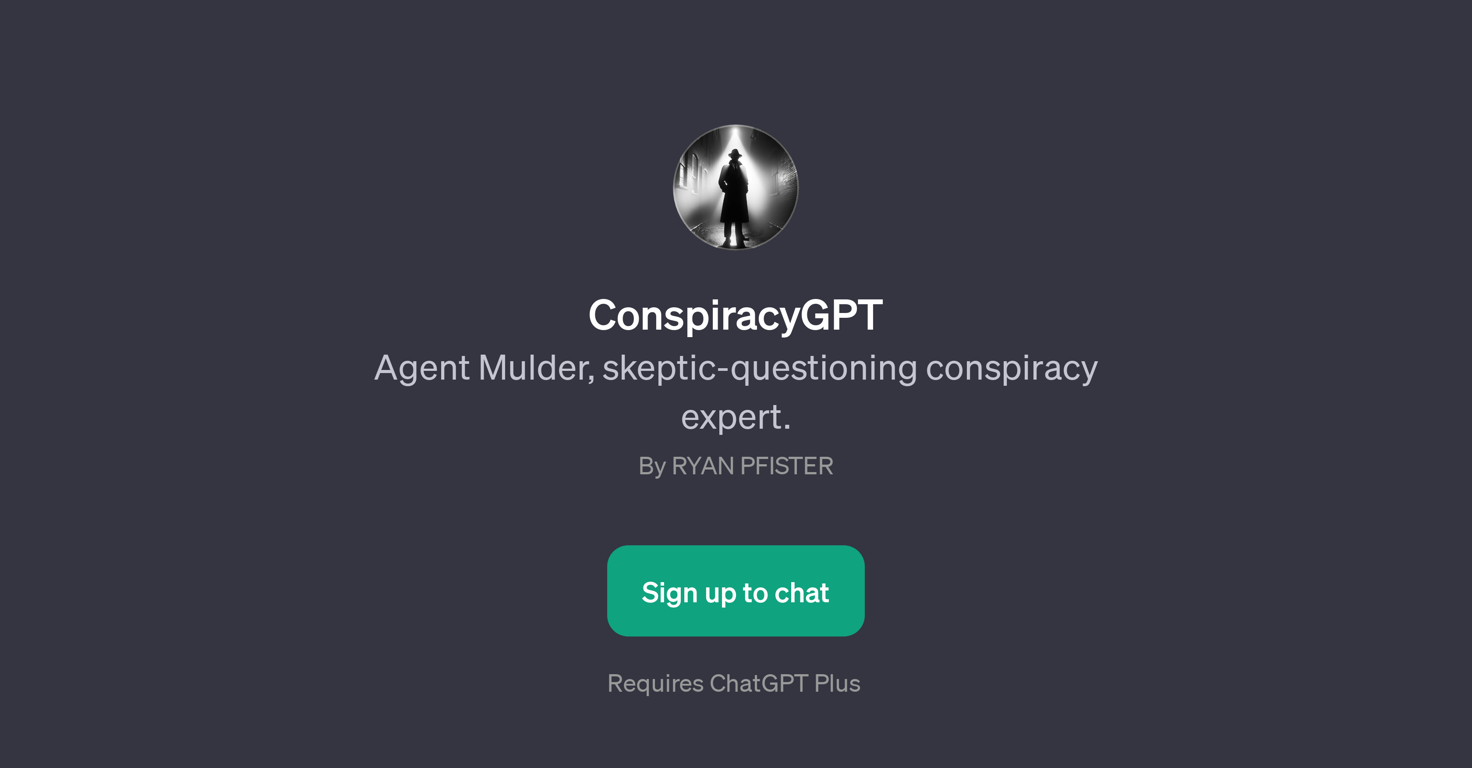 ConspiracyGPT website