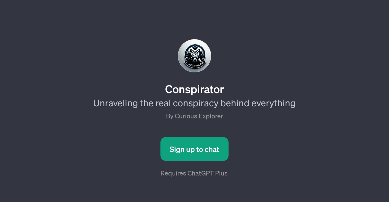 Conspirator website