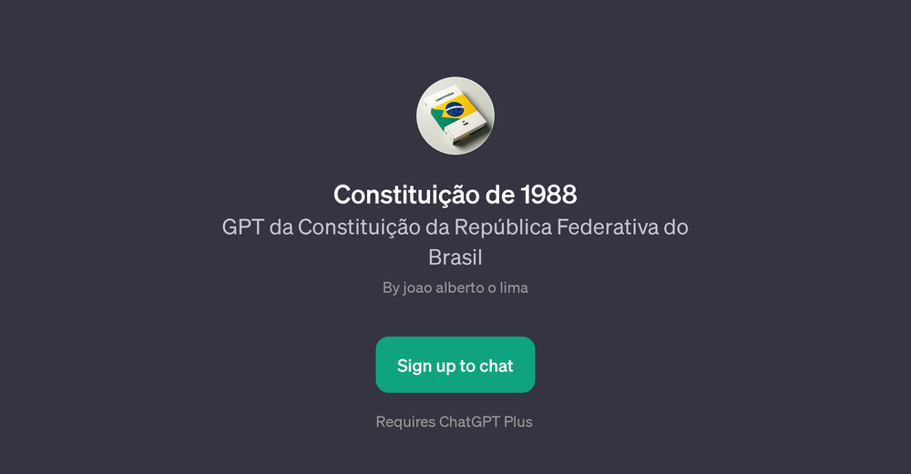 Constituio de 1988 GPT website