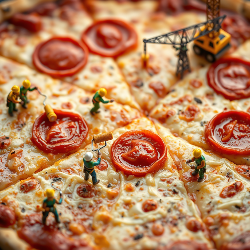 Construção de pizza website