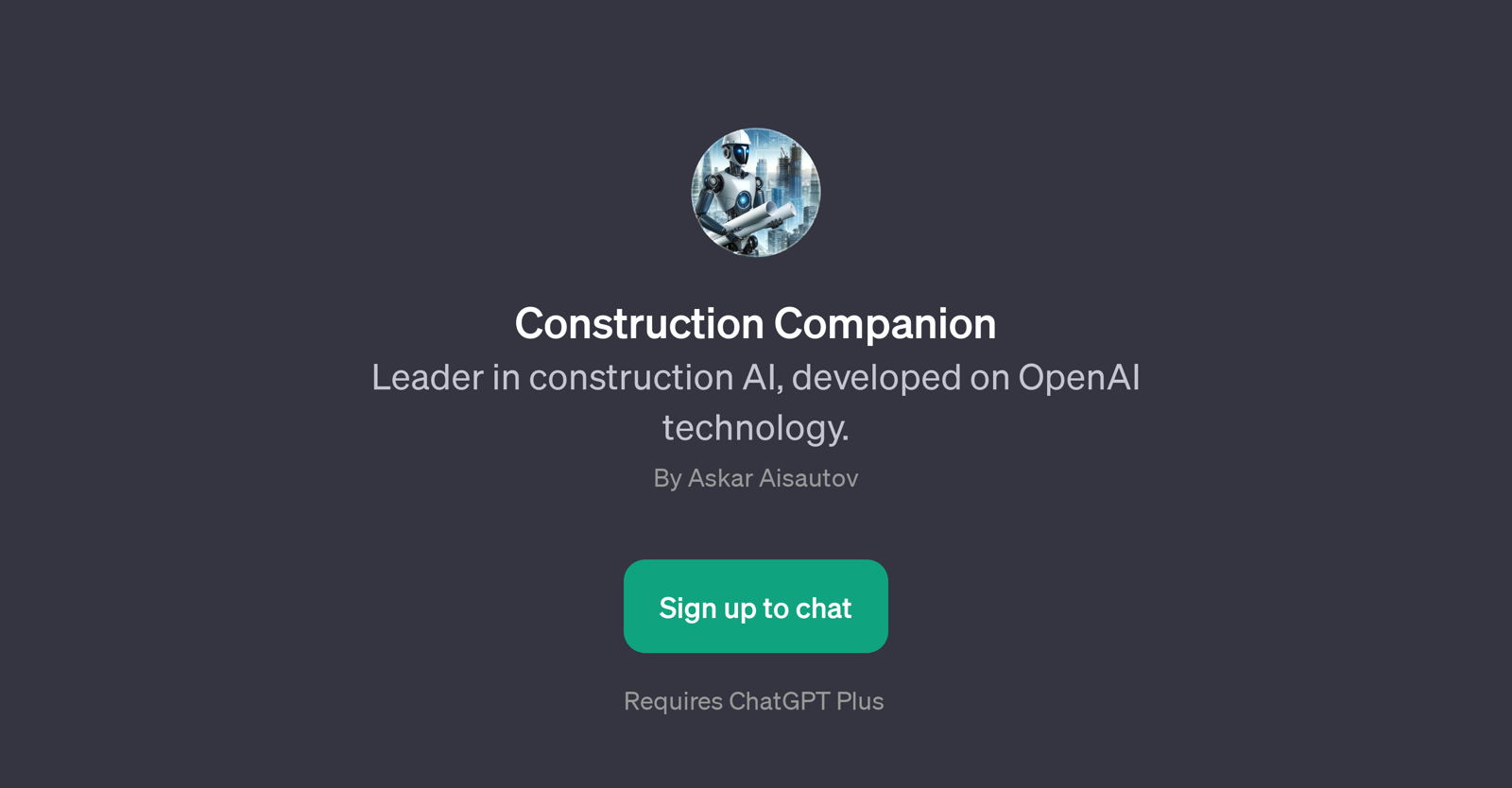 Construction Companion website
