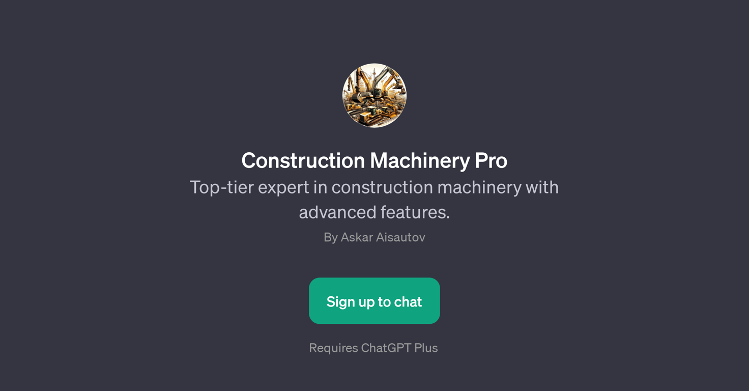 Construction Machinery Pro website