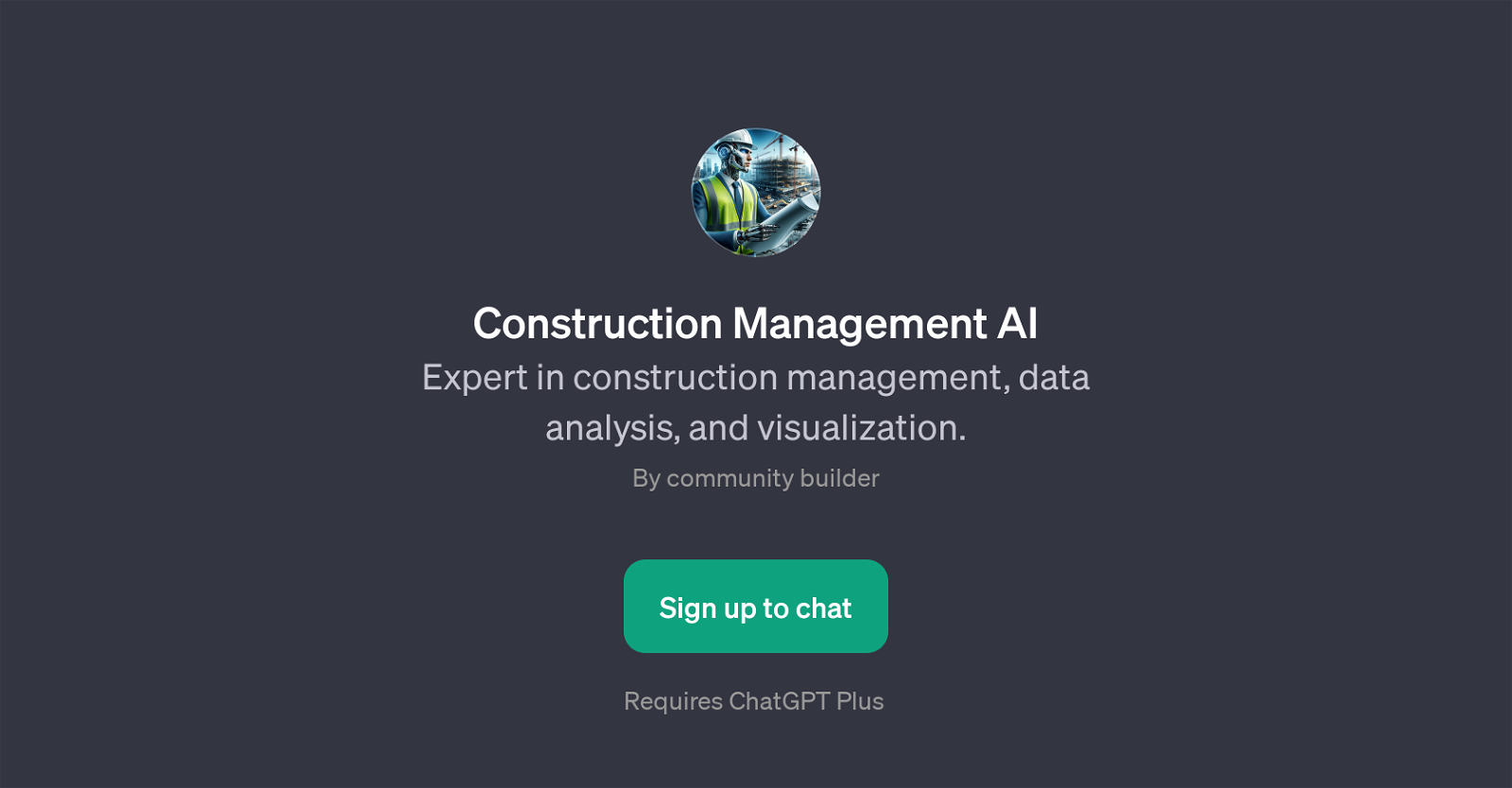 Construction Management AI website