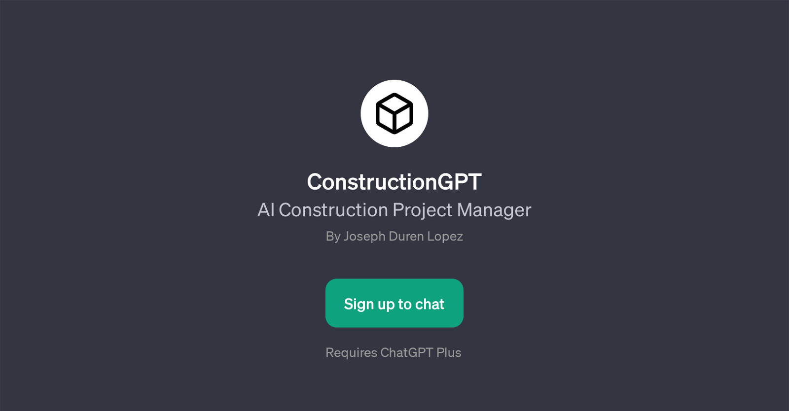 ConstructionGPT website