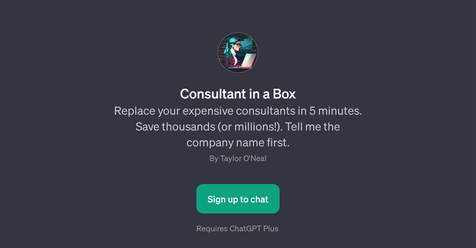 Consultant in a Box website