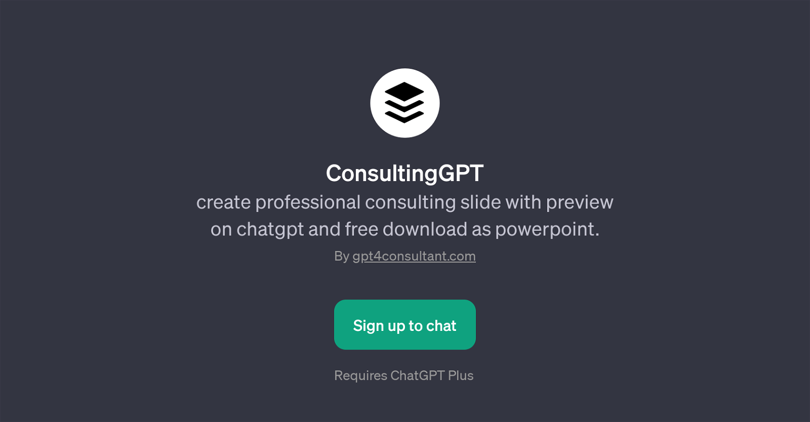 ConsultingGPT website