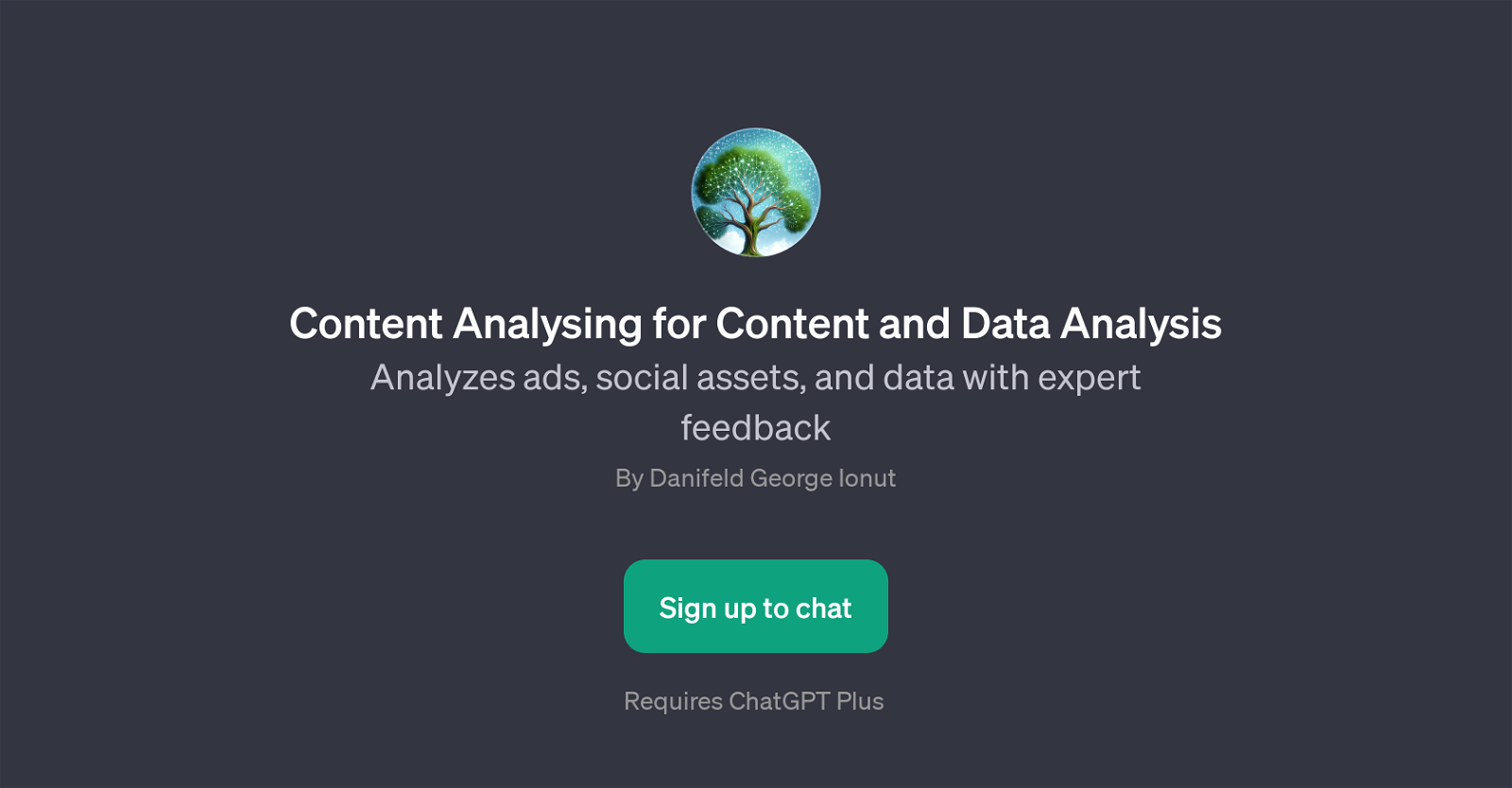 Content Analysing for Content and Data Analysis website