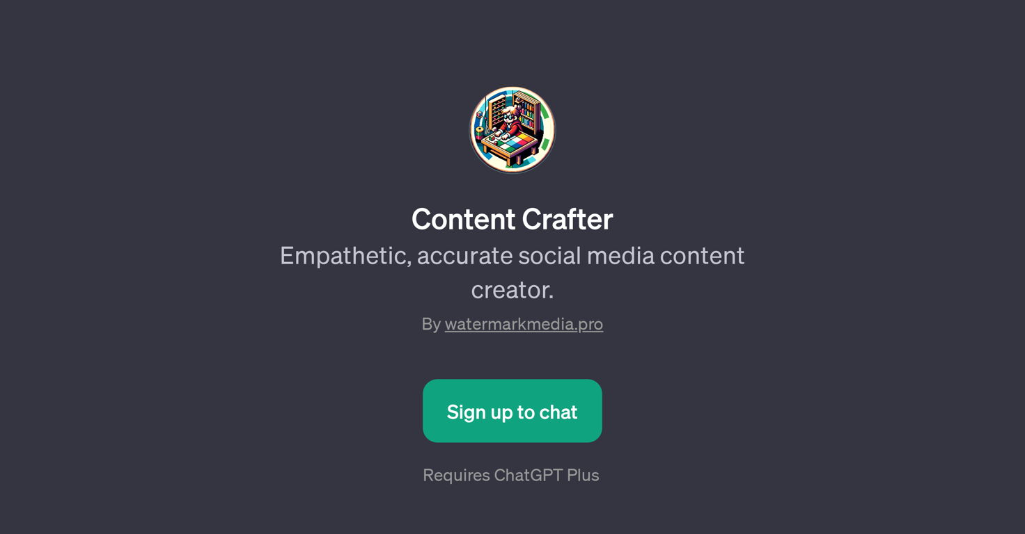 Content Crafter website