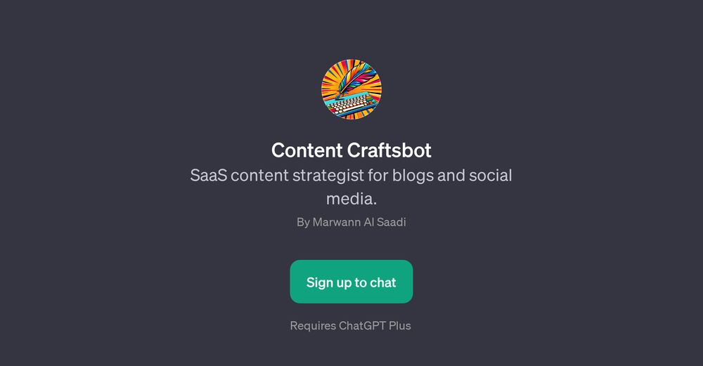 Content Craftsbot website