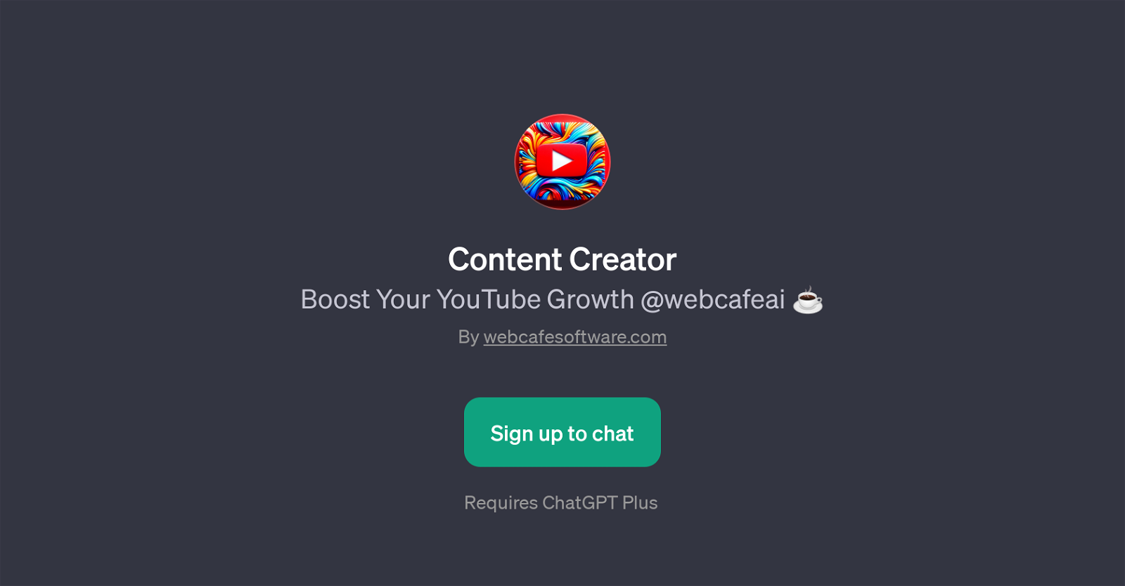 Content Creator website