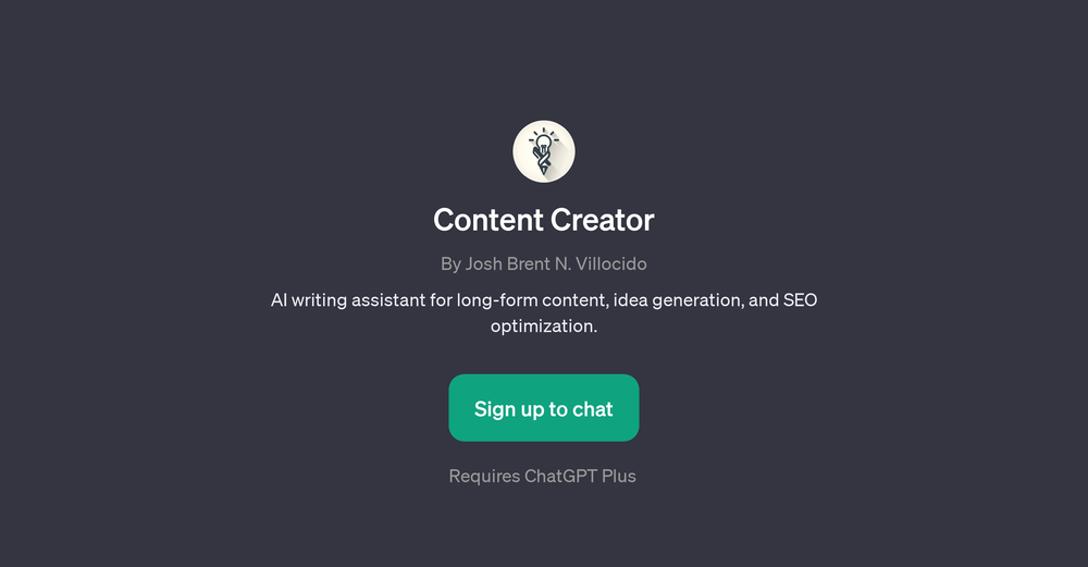 Content Creator GPT website