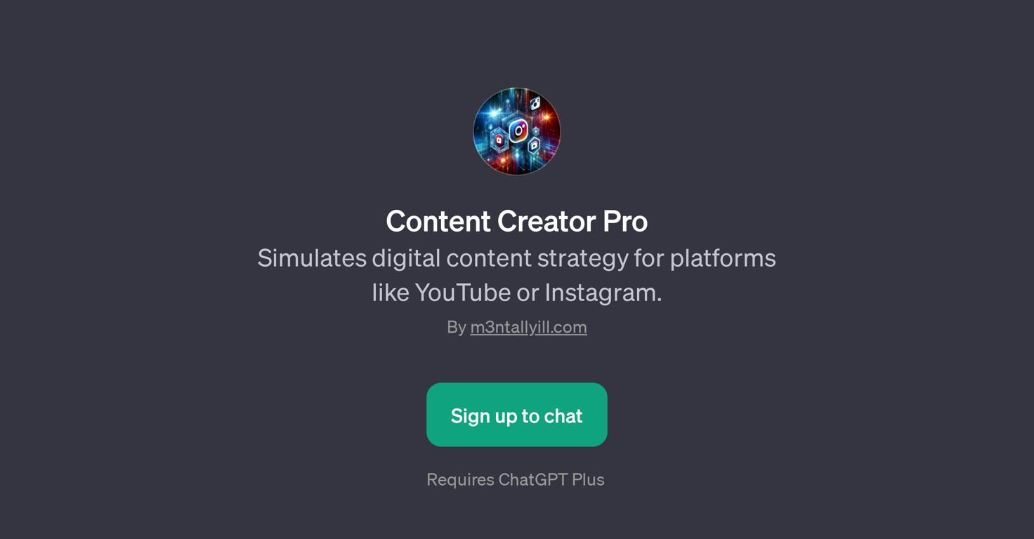 Content Creator Pro website