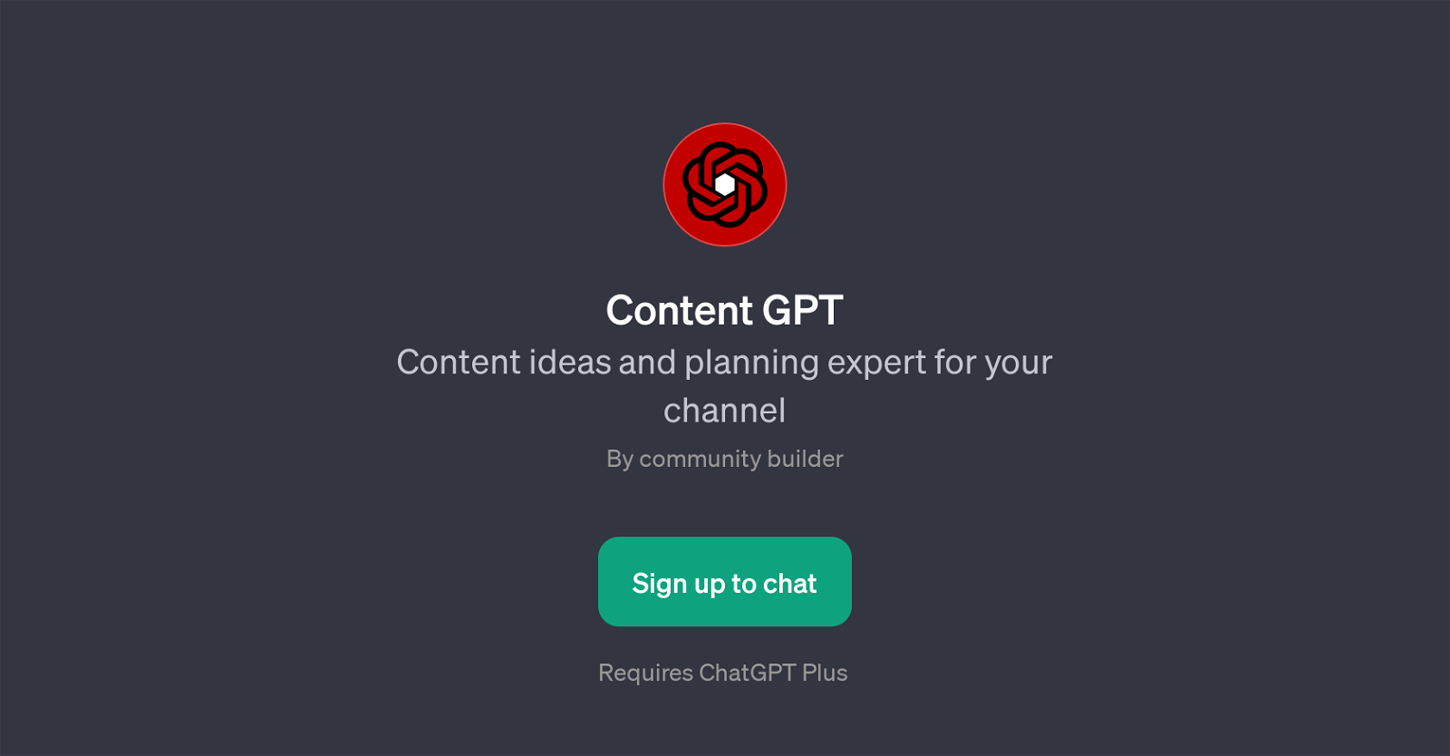 Content GPT website