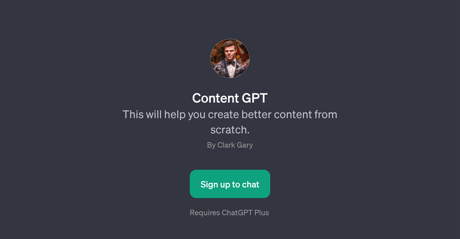 Content GPT website