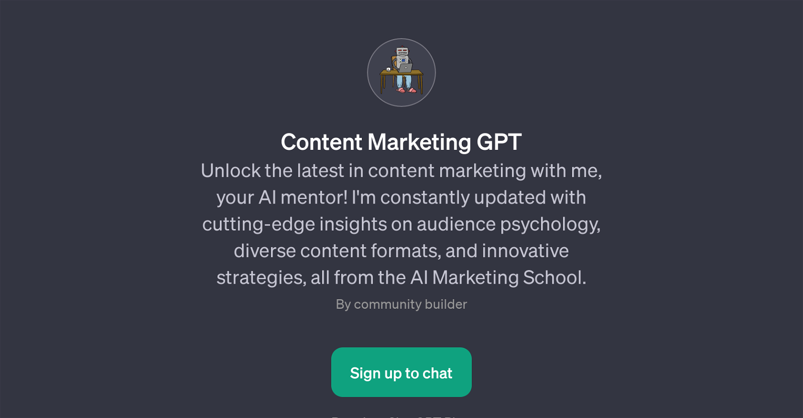 Content Marketing GPT website