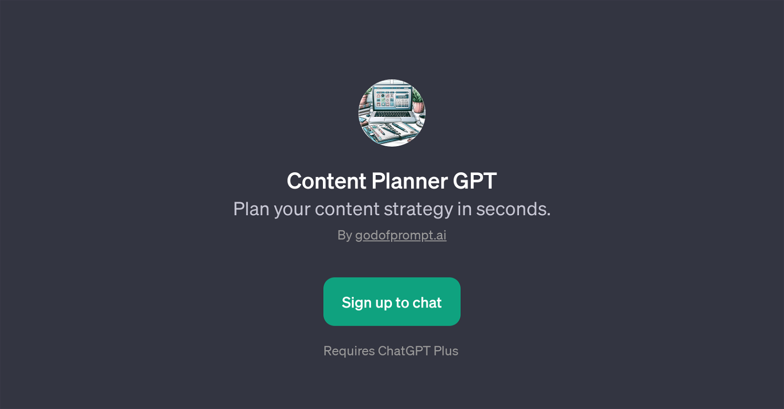 Content Planner GPT website