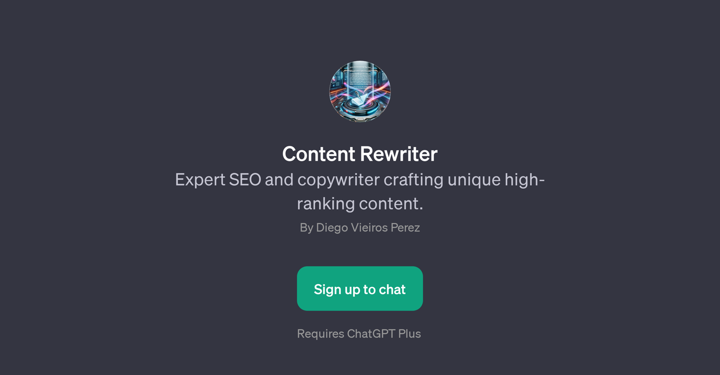 Content Rewriter website