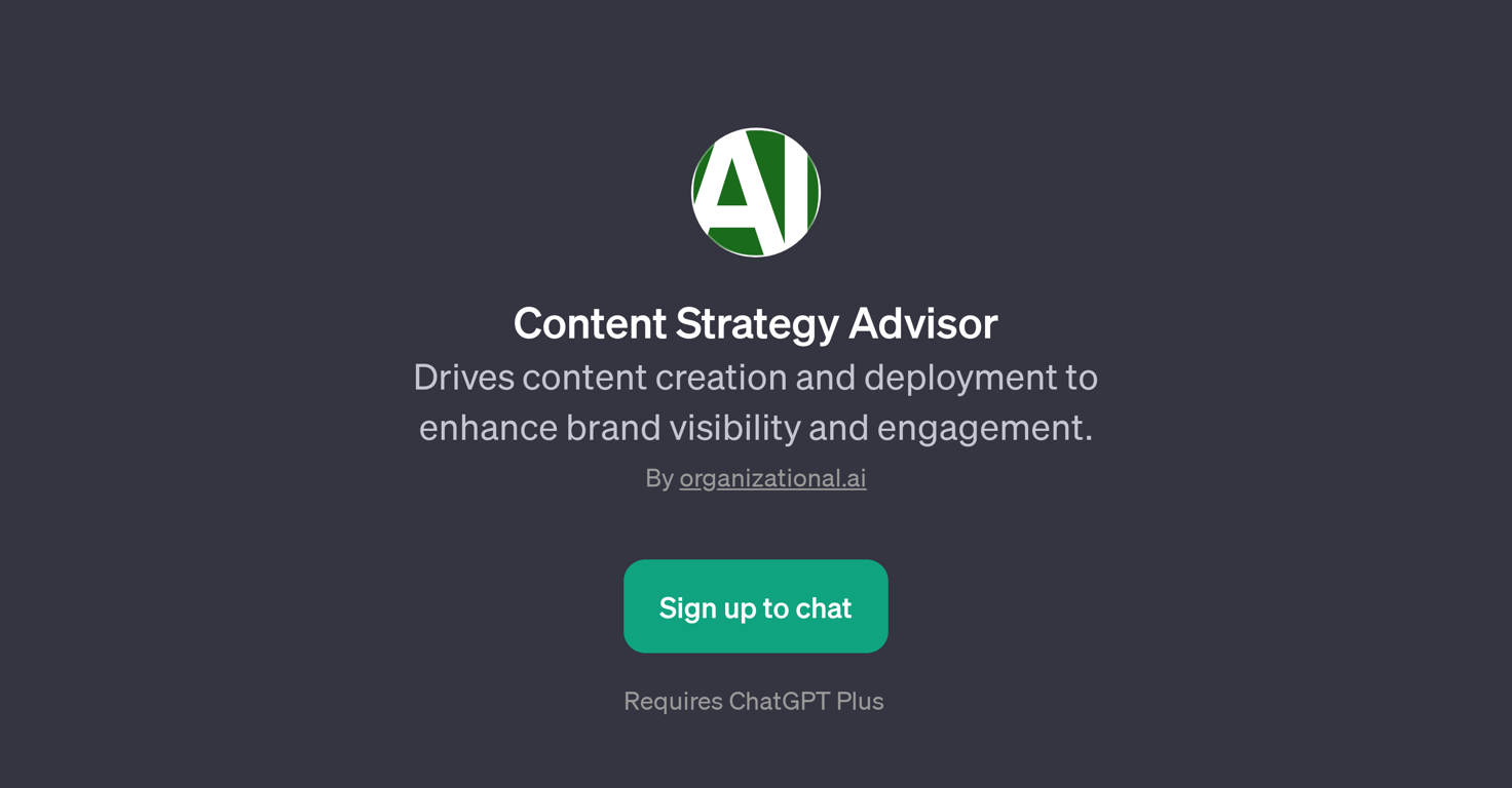 Content Strategy Advisor website