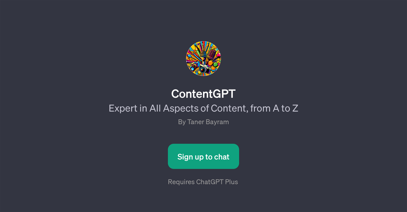 ContentGPT website