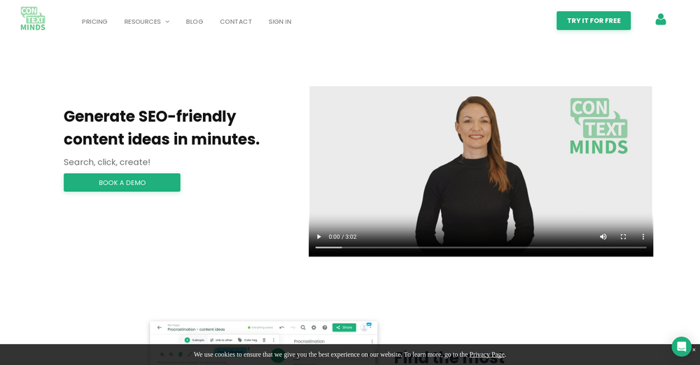 ContextMinds website