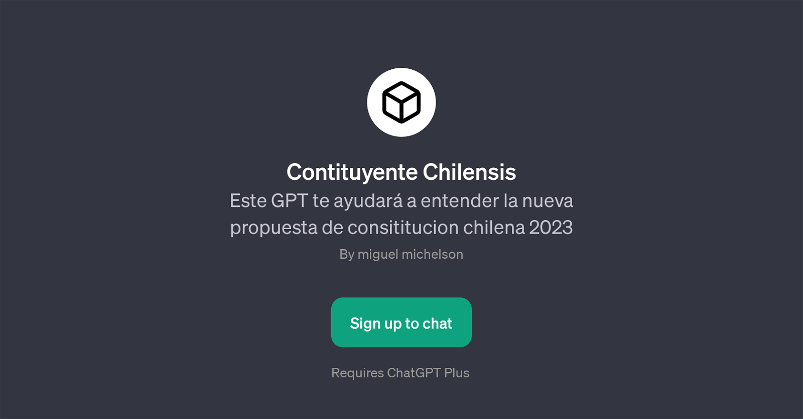 Contituyente Chilensis website