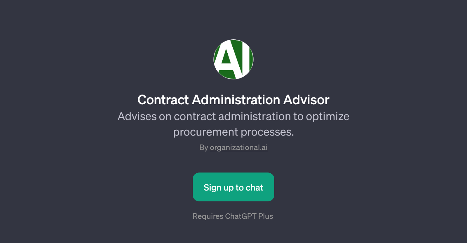 Contract Administration Advisor website