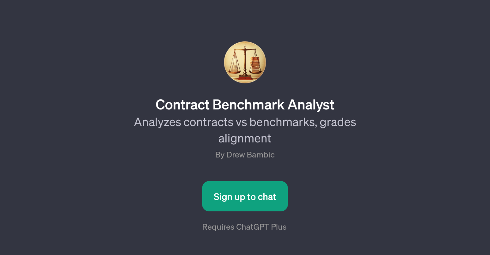 Contract Benchmark Analyst website