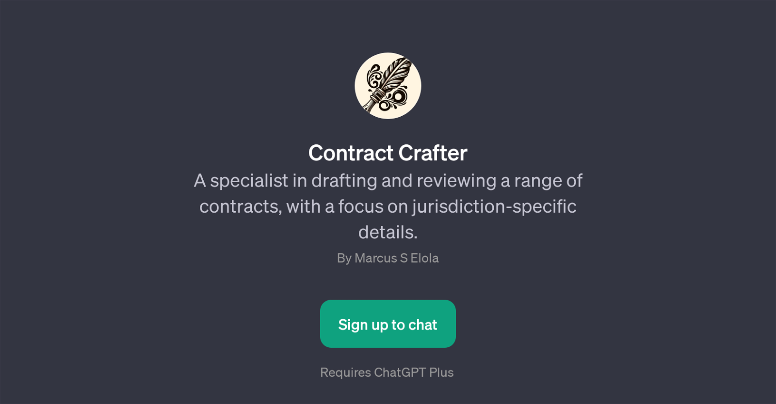 Contract Crafter website