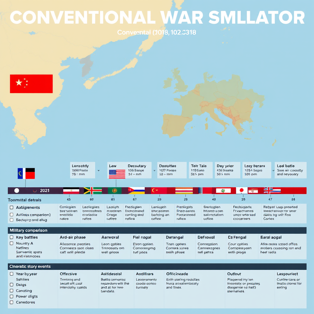 Conventional War Simulator website