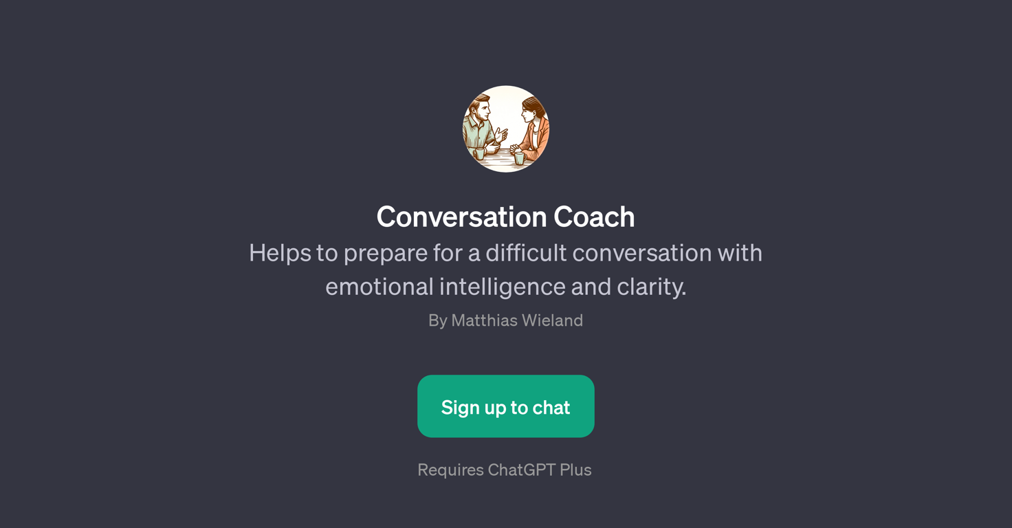 Conversation Coach website