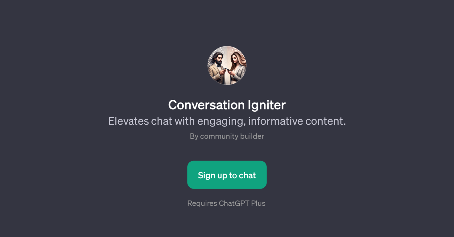 Conversation Igniter website