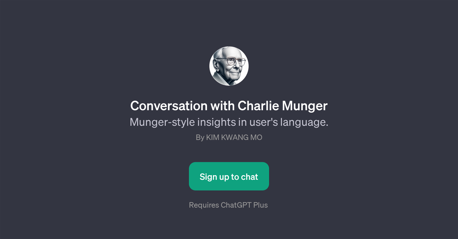 Conversation with Charlie Munger website