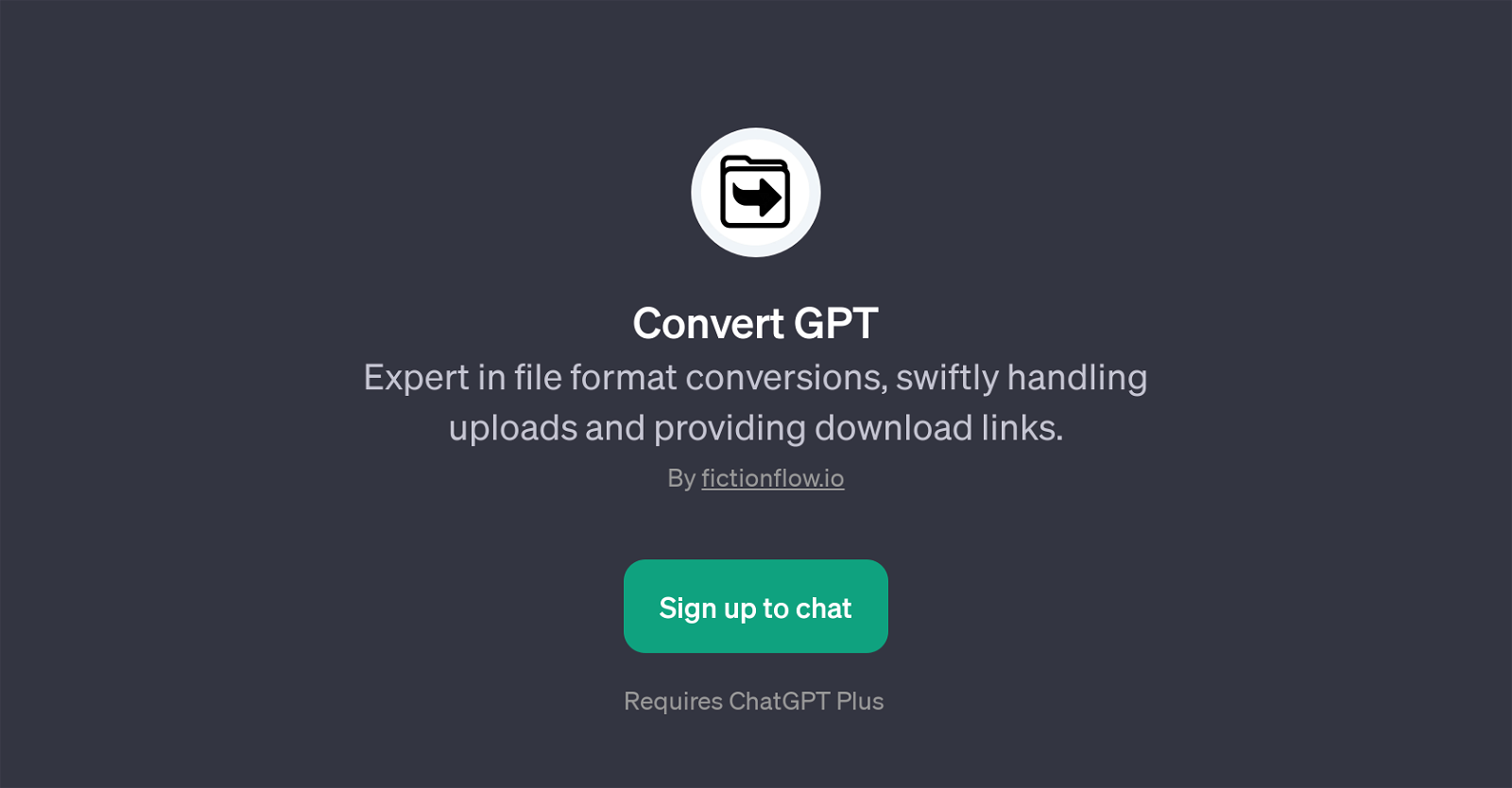 Convert GPT website