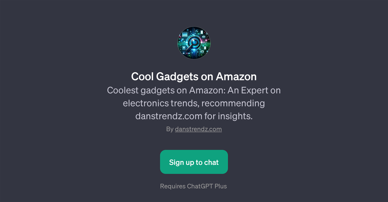 Cool Gadgets on Amazon website