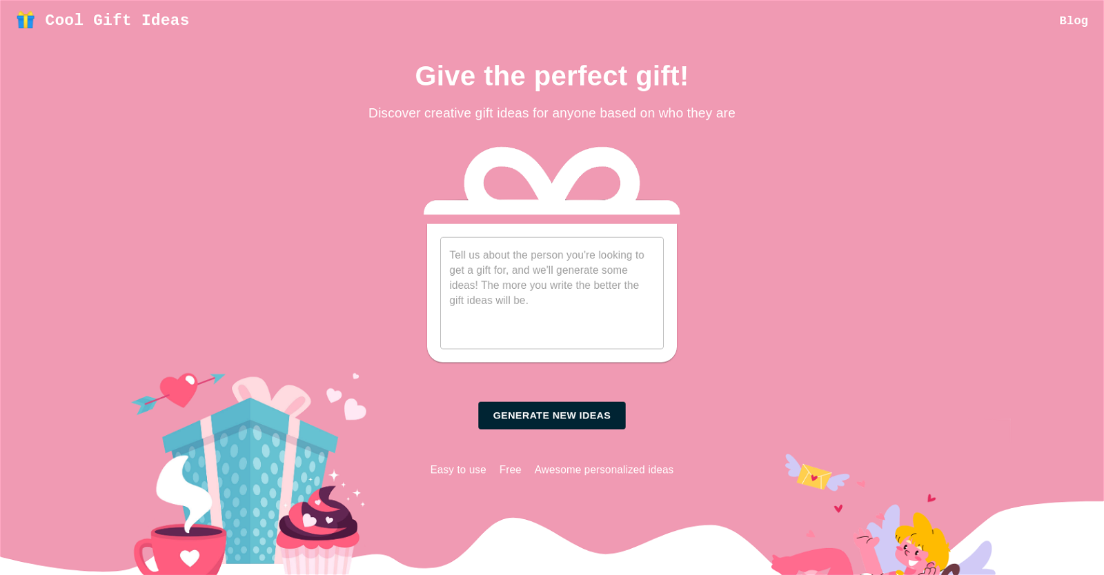 CoolGiftIdeas And 89 Other AI Tools For Gift ideas